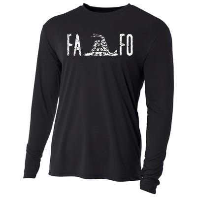 Fuck Around And Find Out FAFO F Around And Find Out Cooling Performance Long Sleeve Crew