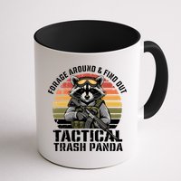 Forage Around And Find Out Tactical Trash Panda Funny Raccoon Meaningful Gift Mug