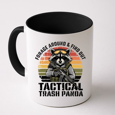Forage Around And Find Out Tactical Trash Panda Funny Raccoon Meaningful Gift Mug
