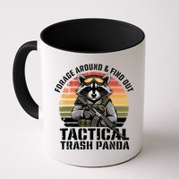 Forage Around And Find Out Tactical Trash Panda Funny Raccoon Meaningful Gift Mug