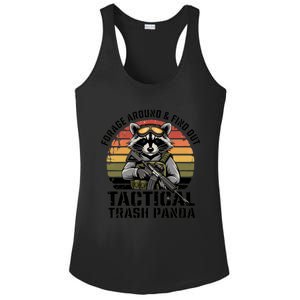 Forage Around And Find Out Tactical Trash Panda Funny Raccoon Meaningful Gift Ladies PosiCharge Competitor Racerback Tank