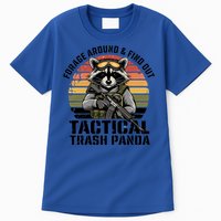 Forage Around And Find Out Tactical Trash Panda Funny Raccoon Meaningful Gift Tall T-Shirt