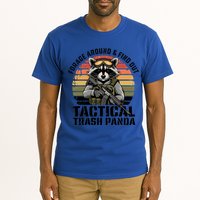 Forage Around And Find Out Tactical Trash Panda Funny Raccoon Meaningful Gift Tall T-Shirt