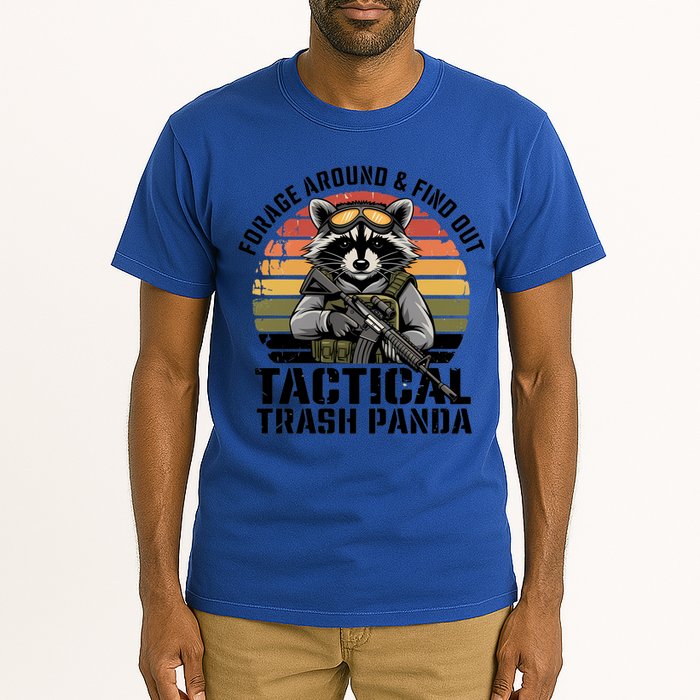 Forage Around And Find Out Tactical Trash Panda Funny Raccoon Meaningful Gift Tall T-Shirt