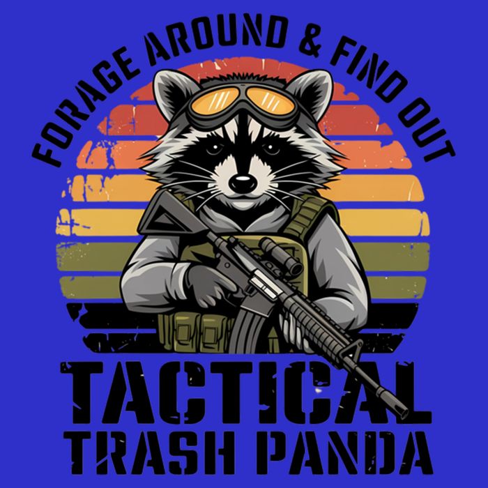 Forage Around And Find Out Tactical Trash Panda Funny Raccoon Meaningful Gift 16 in Basic Backpack