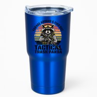 Forage Around And Find Out Tactical Trash Panda Funny Raccoon Meaningful Gift Tumbler