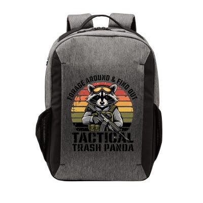 Forage Around And Find Out Tactical Trash Panda Funny Raccoon Meaningful Gift Vector Backpack