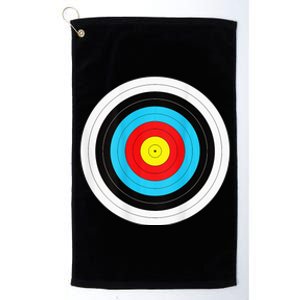 Funny Arrow And Archery Target Platinum Collection Golf Towel