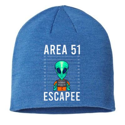 Funny Alien Art Alien Lover Area 51 Escapee Alien Sustainable Beanie