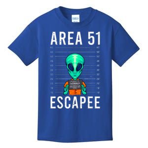 Funny Alien Art Alien Lover Area 51 Escapee Alien Kids T-Shirt