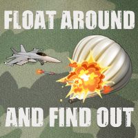 Float Around And Find Out Military Jet Shooting Balloon Legacy Tie Dye Trucker Hat