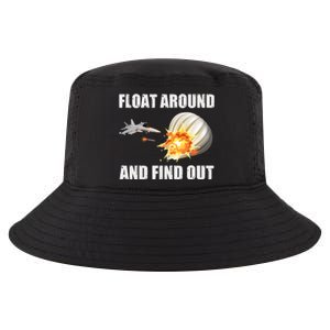 Float Around And Find Out Military Jet Shooting Balloon Cool Comfort Performance Bucket Hat