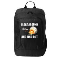 Float Around And Find Out Military Jet Shooting Balloon City Backpack
