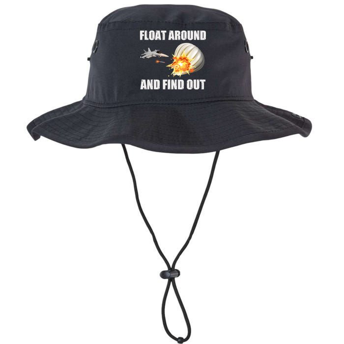 Float Around And Find Out Military Jet Shooting Balloon Bucket Hat