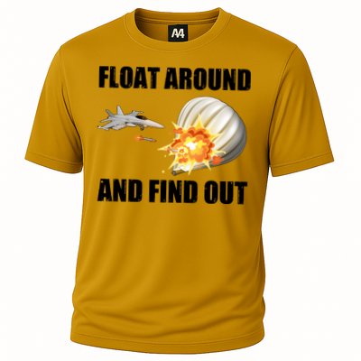 Float Around And Find Out Military Jet Shooting Balloon Performance Shirt