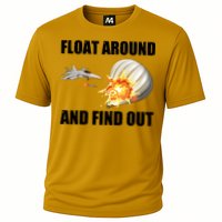 Float Around And Find Out Military Jet Shooting Balloon Performance Shirt