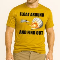 Float Around And Find Out Military Jet Shooting Balloon Performance Shirt