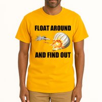Float Around And Find Out Military Jet Shooting Balloon Tall T-Shirt