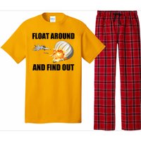 Float Around And Find Out Military Jet Shooting Balloon Pajama Set