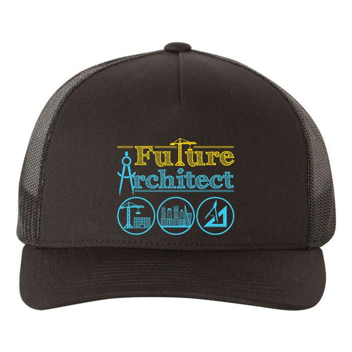 Future Architect Architecture Lover Yupoong Adult 5-Panel Trucker Hat
