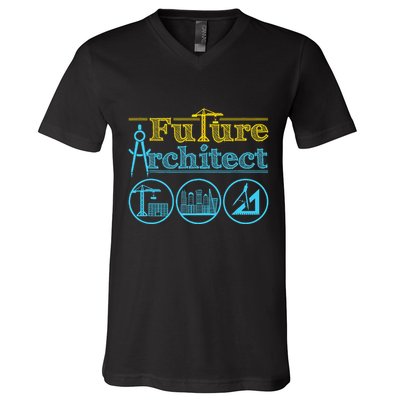 Future Architect Architecture Lover V-Neck T-Shirt