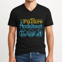 Future Architect Architecture Lover V-Neck T-Shirt