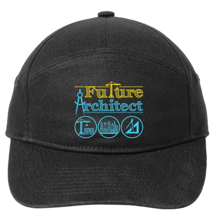 Future Architect Architecture Lover 7-Panel Snapback Hat