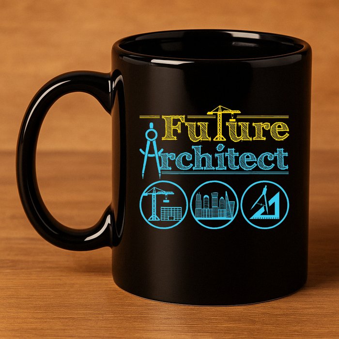 Future Architect Architecture Lover 11oz C Handle Ceramic Mug