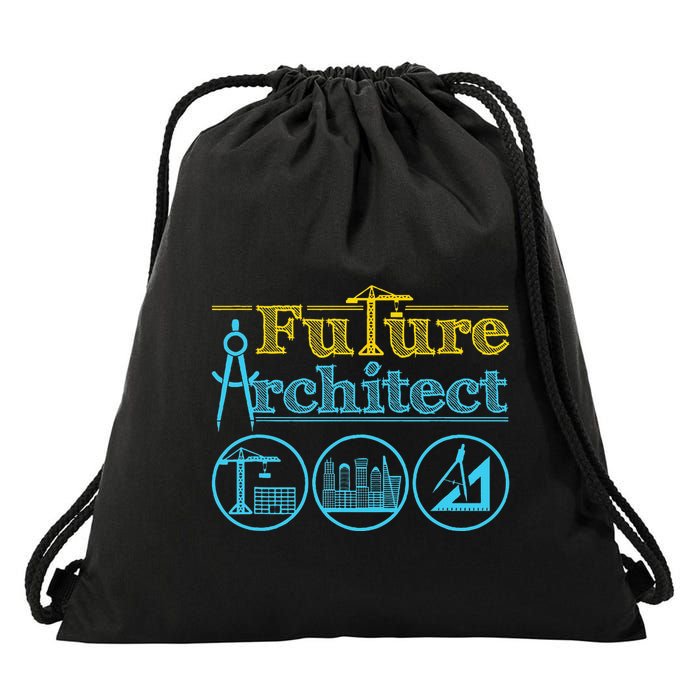 Future Architect Architecture Lover Drawstring Bag