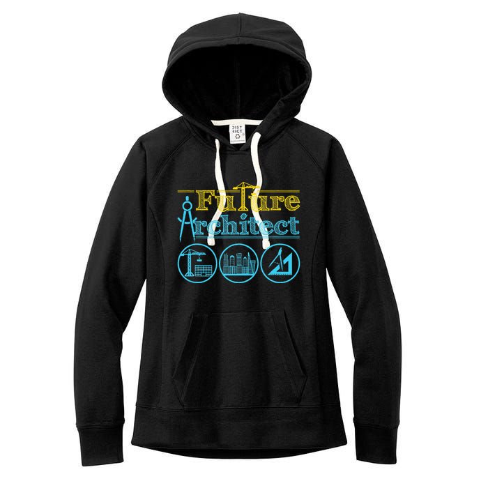 Future Architect Architecture Lover Women's Fleece Hoodie