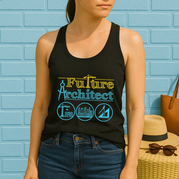 Future Architect Architecture Lover Womens Tank Top