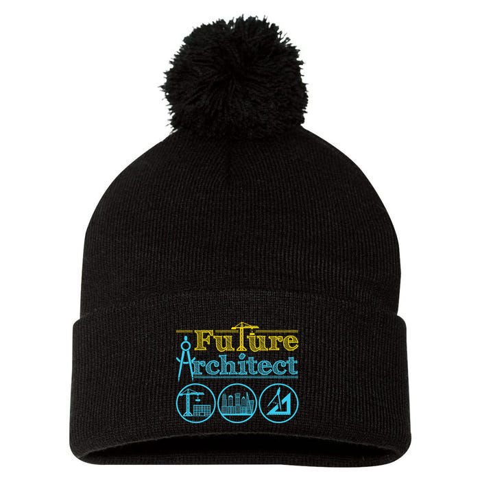 Future Architect Architecture Lover Pom Pom 12in Knit Beanie