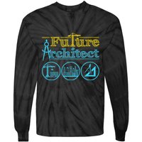 Future Architect Architecture Lover Tie-Dye Long Sleeve Shirt