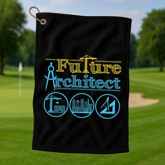 Future Architect Architecture Lover Golf Towel