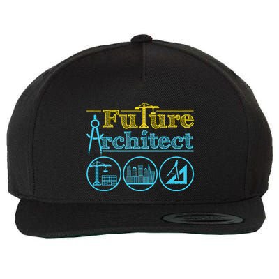 Future Architect Architecture Lover Wool Snapback Cap
