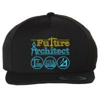 Future Architect Architecture Lover Wool Snapback Cap