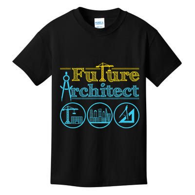 Future Architect Architecture Lover Kids T-Shirt