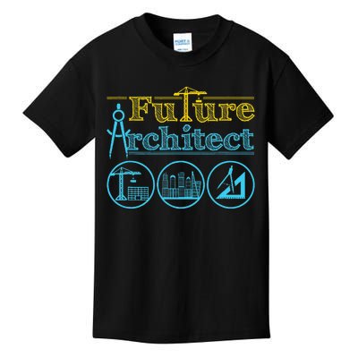 Future Architect Architecture Lover Kids T-Shirt