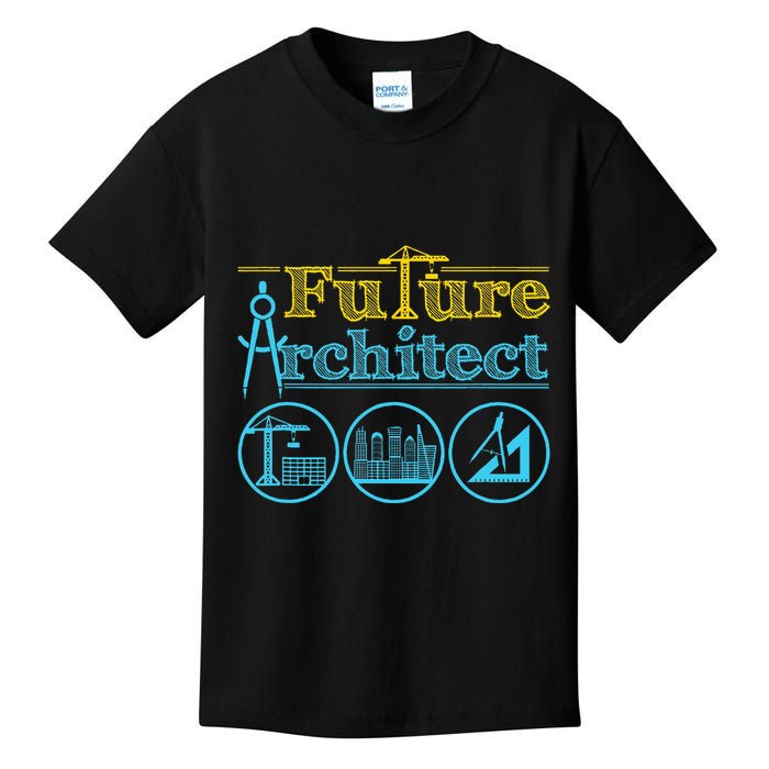 Future Architect Architecture Lover Kids T-Shirt