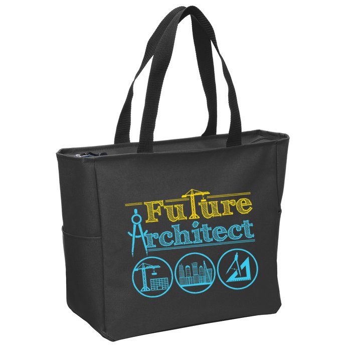 Future Architect Architecture Lover Zip Tote Bag