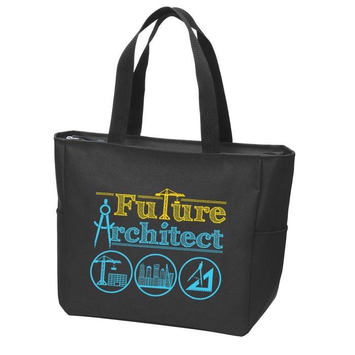 Future Architect Architecture Lover Zip Tote Bag