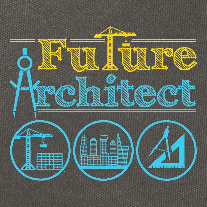Future Architect Architecture Lover Cotton Canvas Backpack