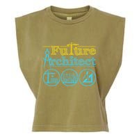 Future Architect Architecture Lover Garment-Dyed Women's Muscle Tee