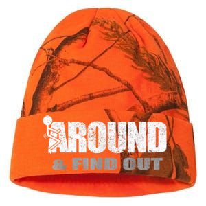 Fuck Around And Find Out Kati Licensed 12" Camo Beanie