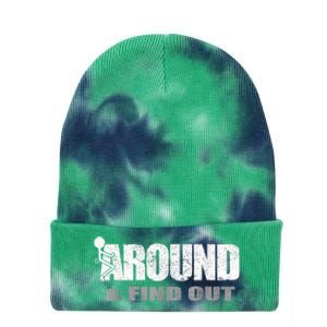 Fuck Around And Find Out Tie Dye 12in Knit Beanie