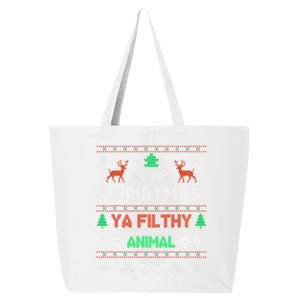 Funny Alone At Home Movies Merry Christmas You Filty Animal Gift 25L Jumbo Tote