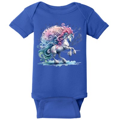 Fantasy Animals Amazing Musical Unicorn Friends Cute Gift Baby Bodysuit