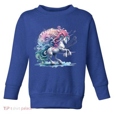 Fantasy Animals Amazing Musical Unicorn Friends Cute Gift Toddler Sweatshirt