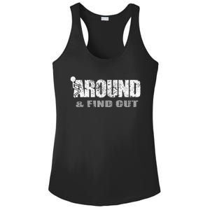 Fuck Around And Find Out Ladies PosiCharge Competitor Racerback Tank