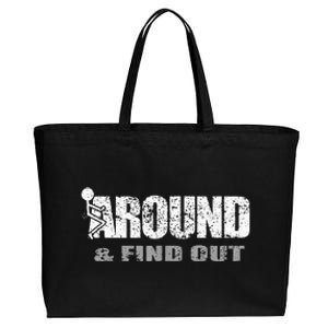 Fuck Around And Find Out Cotton Canvas Jumbo Tote